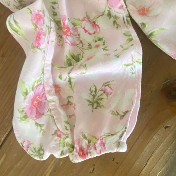 Children’s Place Floral Blouse Off Shoulder Toddler Size 4 XS - Picture 4 of 7